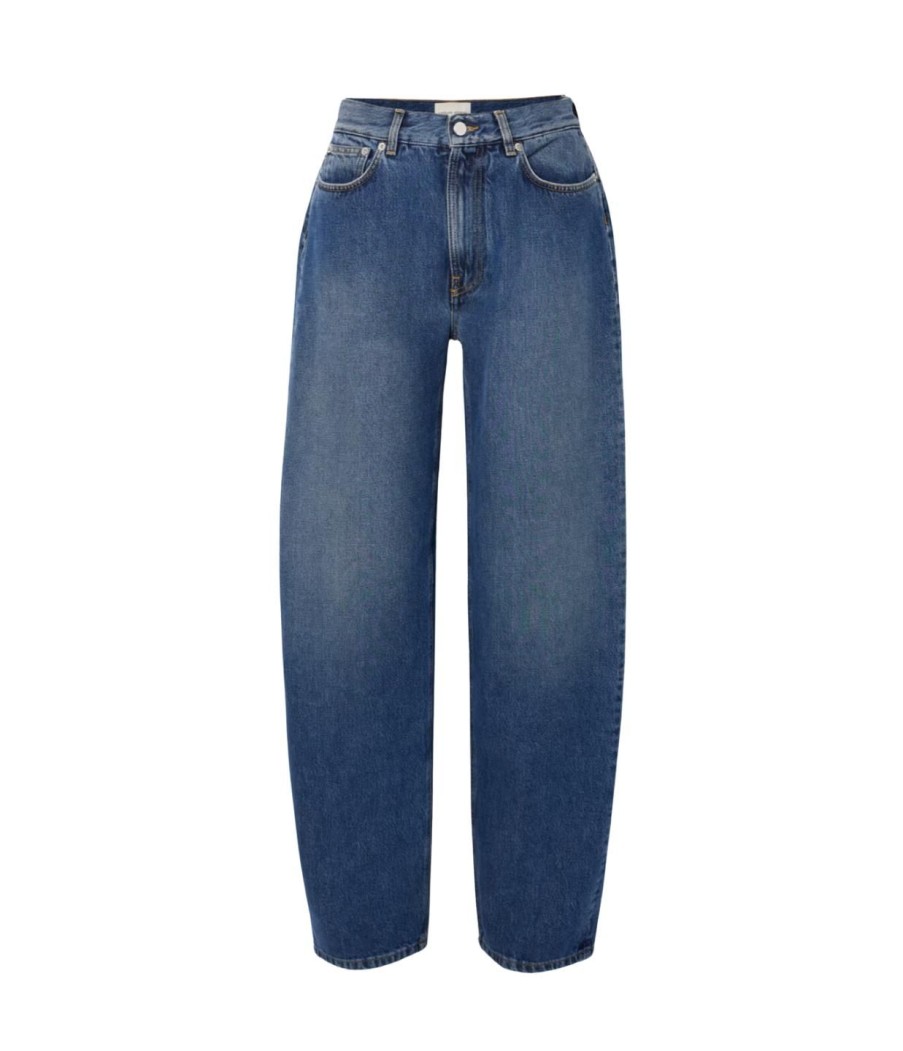 Clothing Loulou Studio | Samur Denim Baggy Jean In Washed Blue