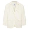 Clothing Anine Bing | Quinn Cashmere Blend Blazer In White