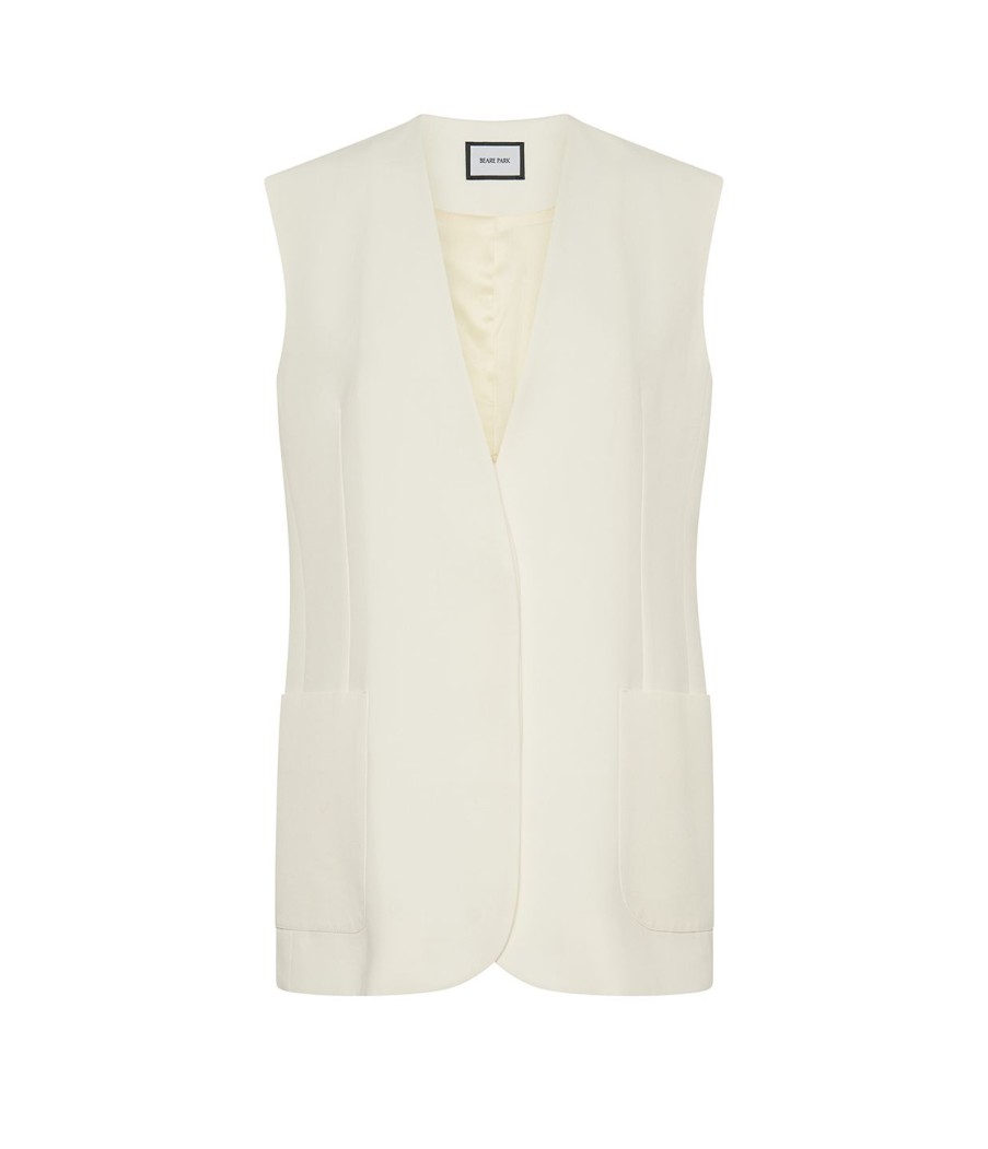 Clothing Beare Park | Summer Vest In Ivory