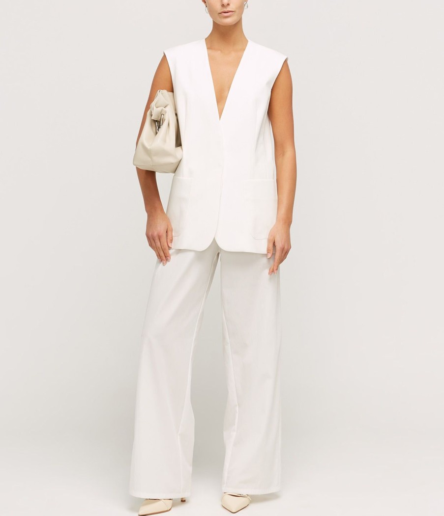 Clothing Beare Park | Summer Vest In Ivory