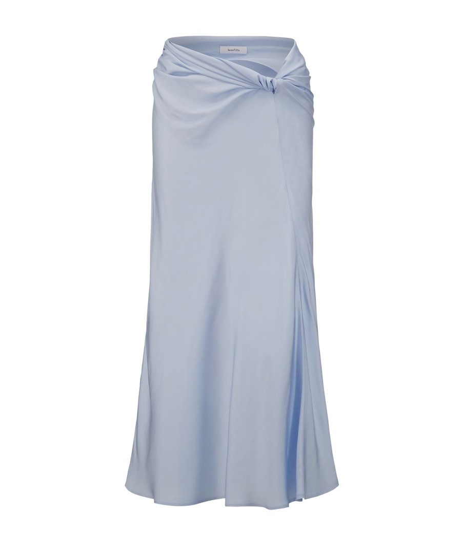 Clothing Beaufille | Vela Skirt In Powder Blue