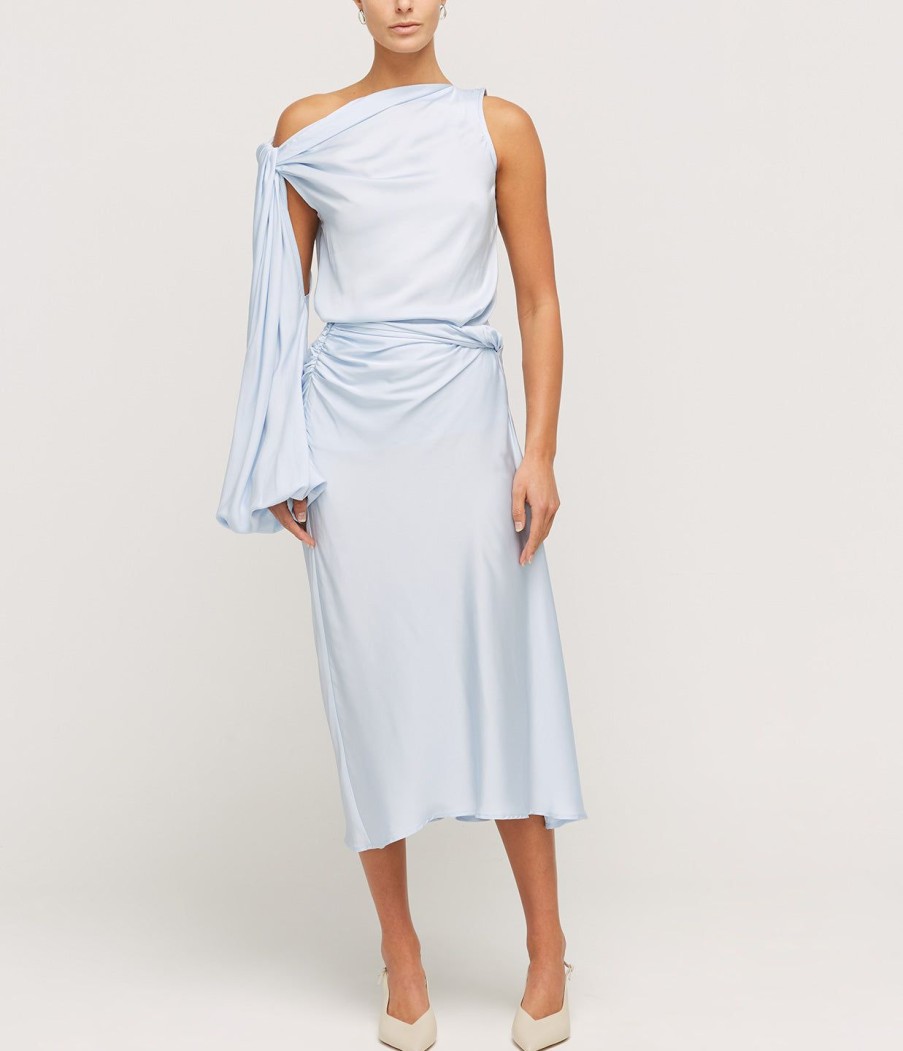 Clothing Beaufille | Vela Skirt In Powder Blue