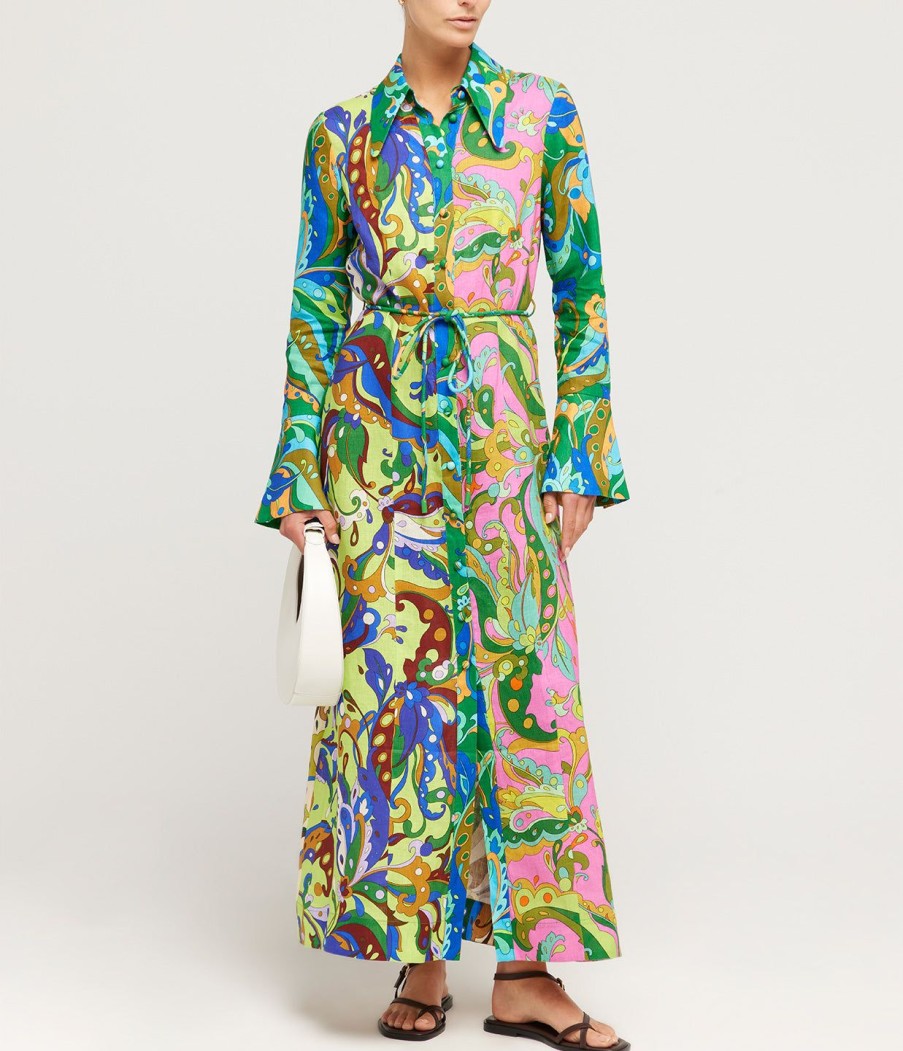 Clothing Alemais | Yvette Shirtdress In Multi