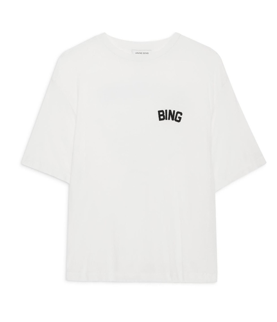 Clothing Anine Bing | Louis Hollywood Tee In Ivory