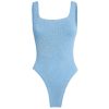 Clothing HUNZA G | Square Neck Swimsuit In Cornflower