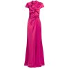 Clothing Saloni | Kelly Maxi Dress In Pink Flambe