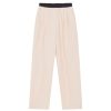 Clothing Loulou Studio | Takaroa Elastic Pants In Cream Rose