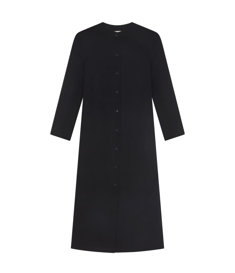 Clothing Loulou Studio | Martil Cashmere Blend Coat In Black