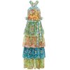 Clothing Alemais | Halterneck Tier Dreamer Dress In Multi