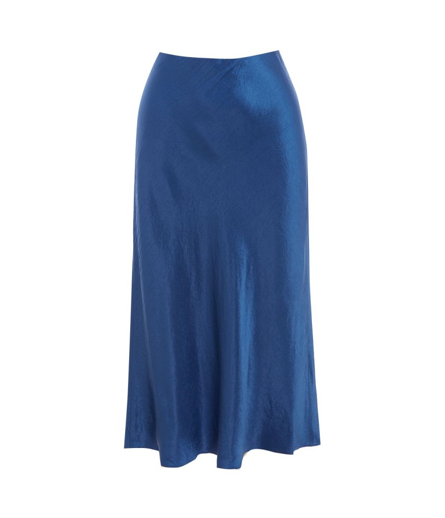 Clothing Vince | Midi Slip Skirt In Riverine