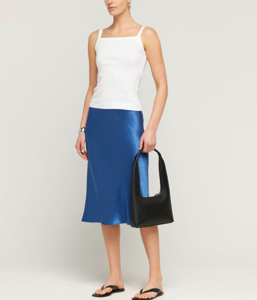 Clothing Vince | Midi Slip Skirt In Riverine