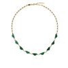 Accessories Missoma | Zenyu Beaded Half Moon Necklace In Gold And Amazonite