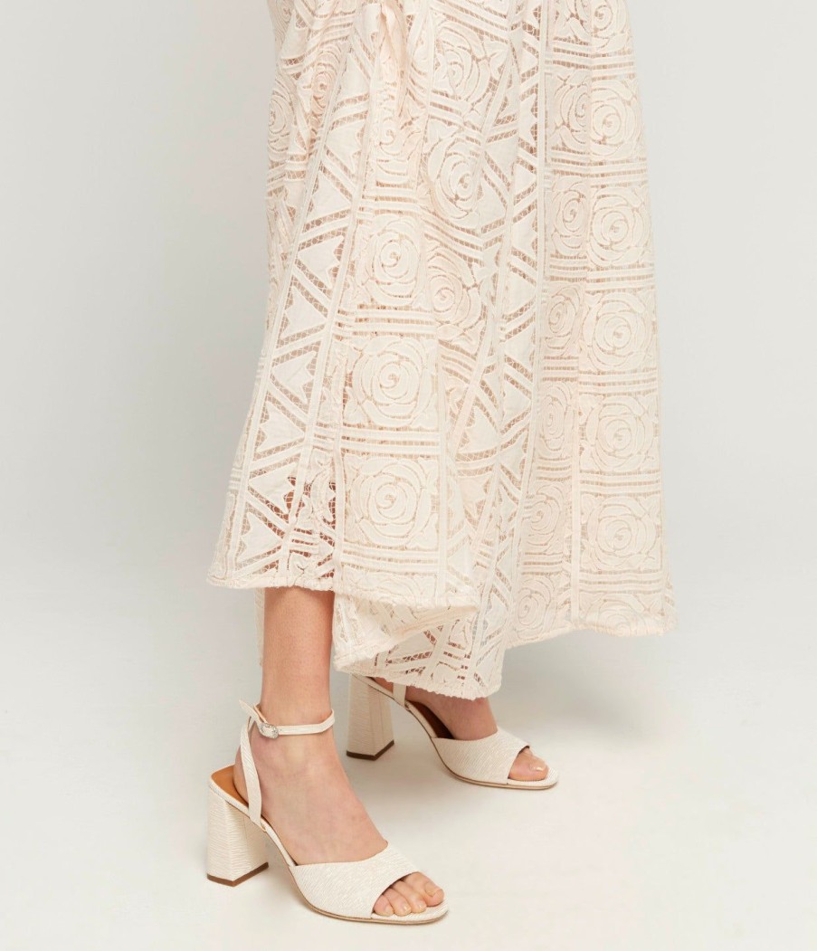 Shoes Staud | Solange Heel In Cream