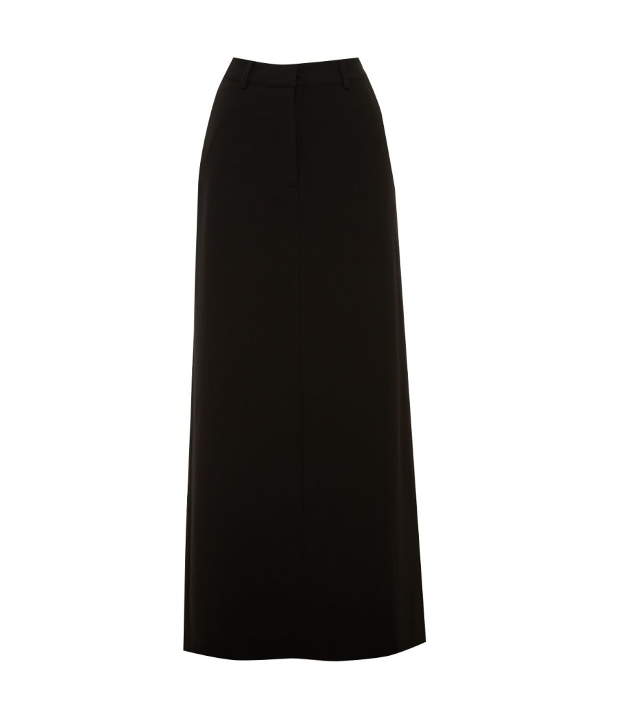 Clothing Beaufille | Minter Tailored Maxi Skirt In Black