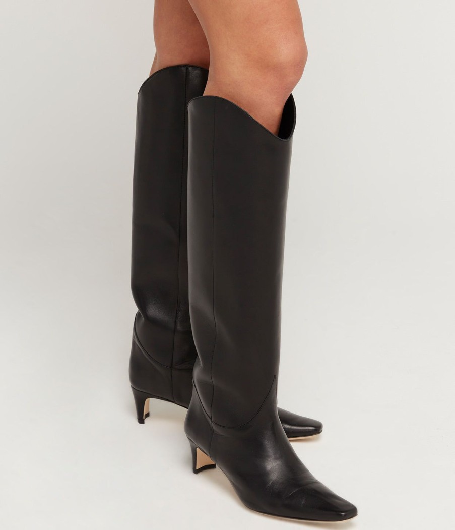 Shoes Staud | Western Wally Boot In Black