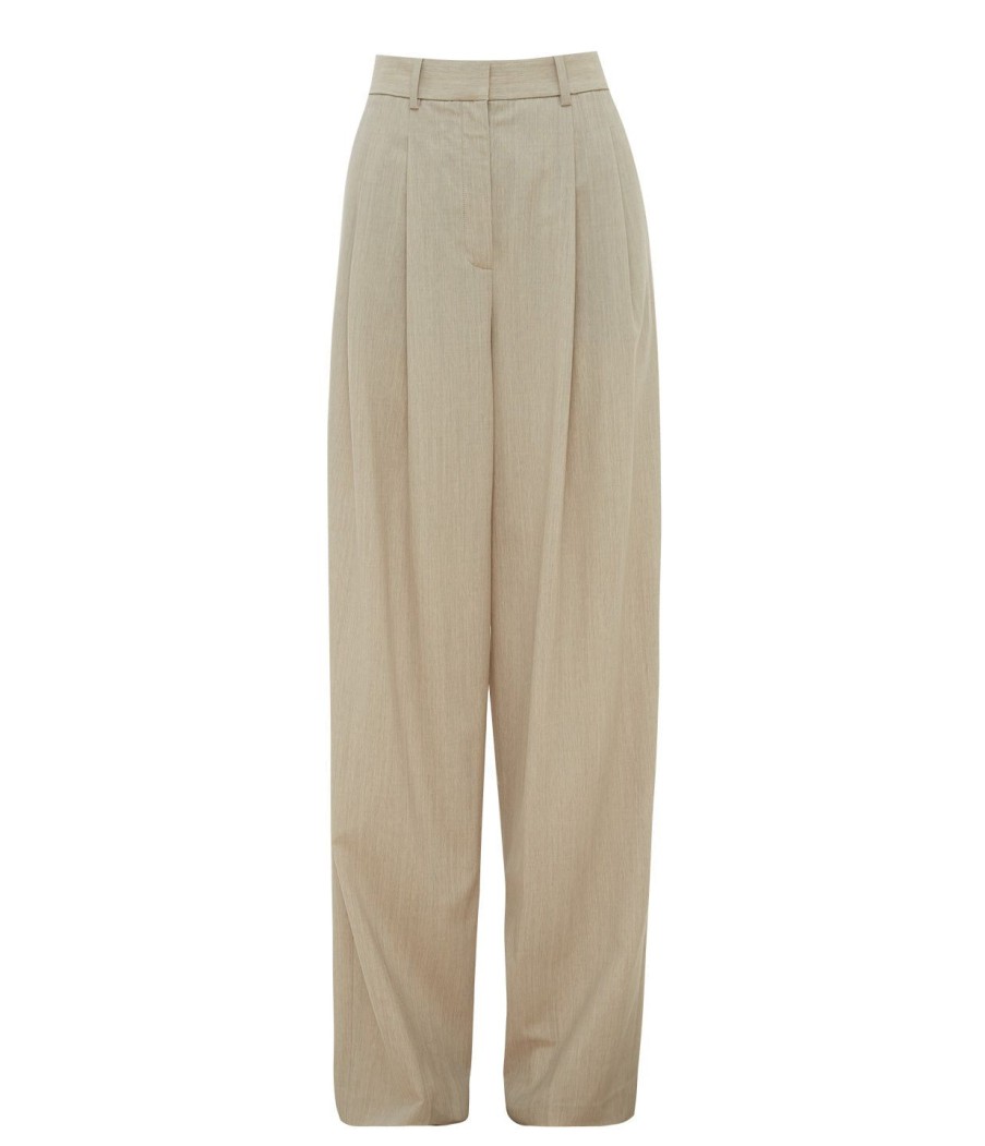 Clothing Theory | Double Pleat Pant In Sand Melange