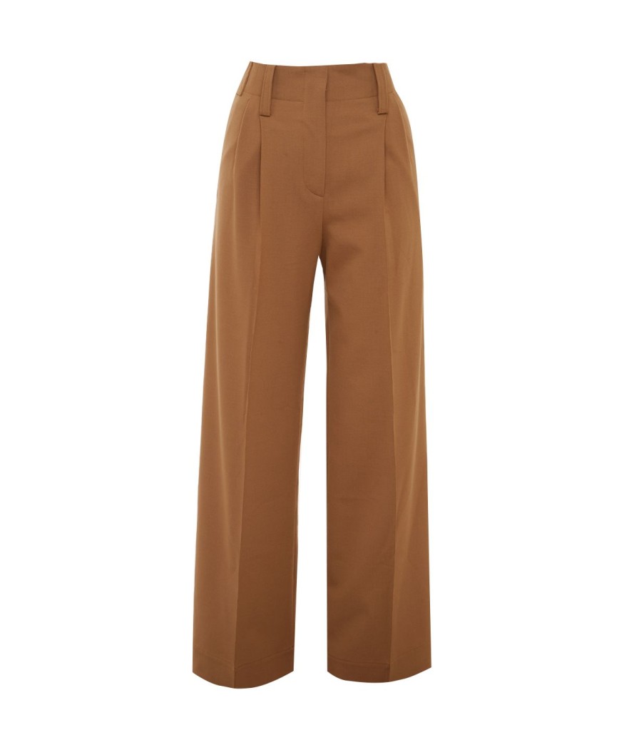 Clothing Beaufille | Ulla Tailored Trouser In Camel