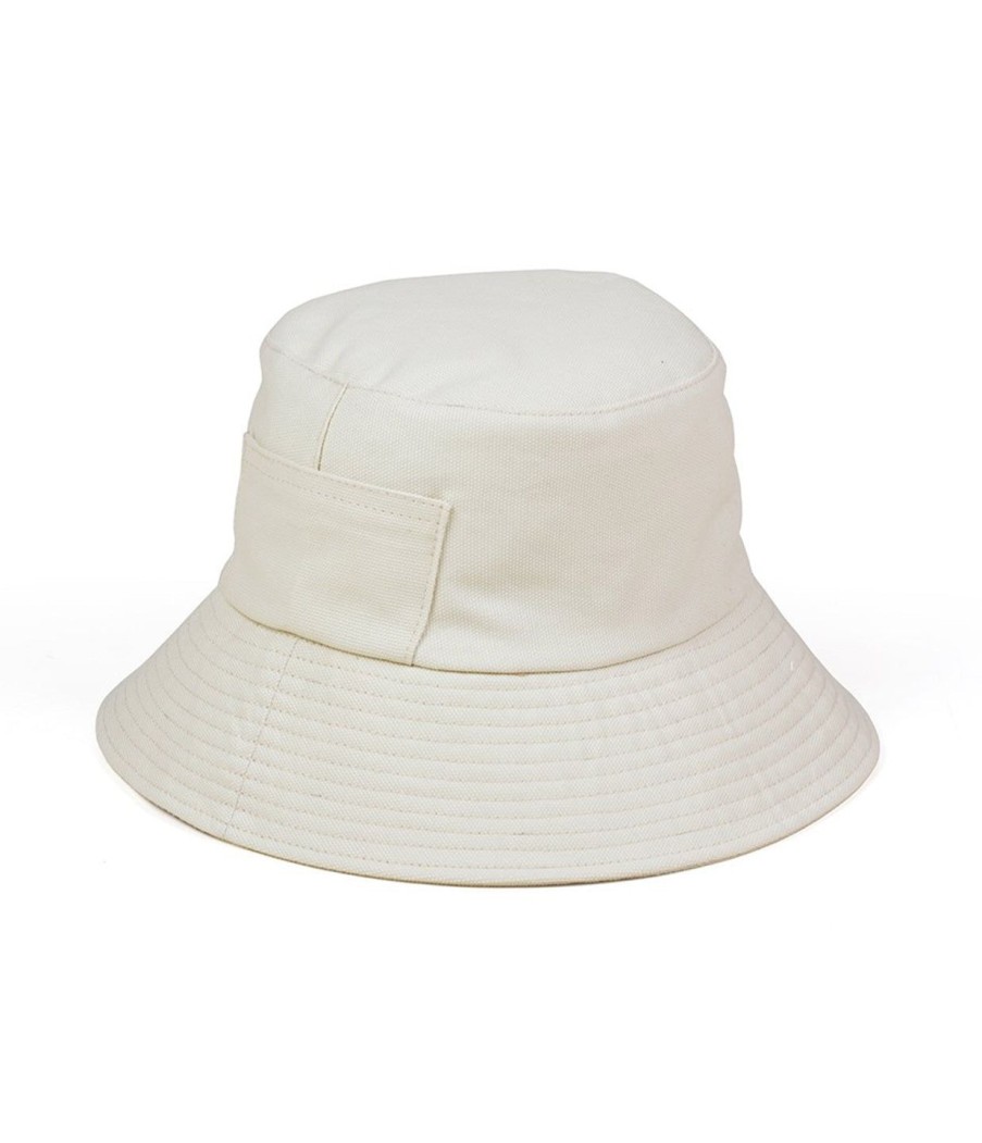 Accessories Lack of Color | Wave Bucket Hat In Beige