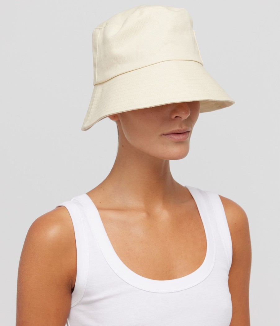 Accessories Lack of Color | Wave Bucket Hat In Beige