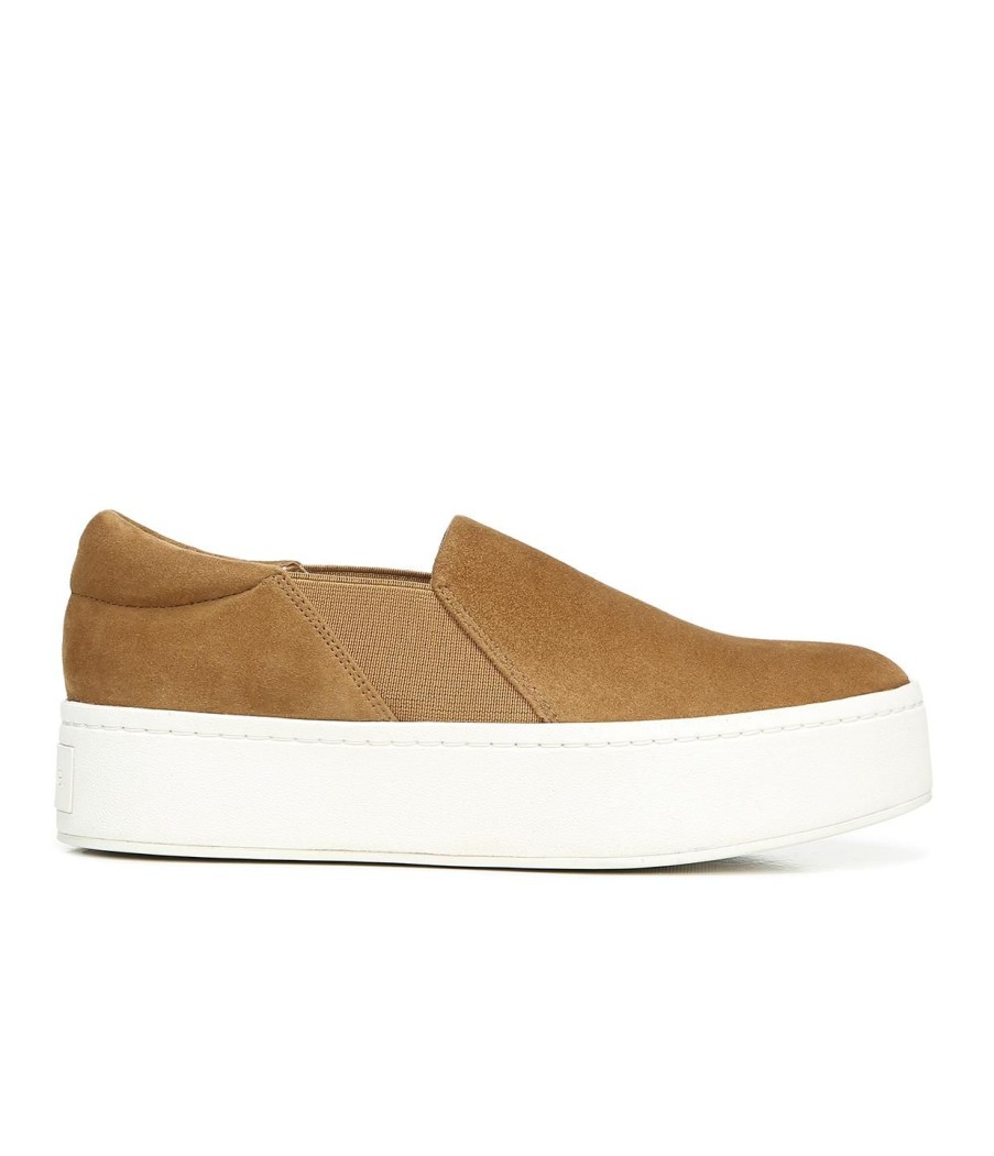 Shoes Vince | Warren Slip On Sneaker In Suede Tan