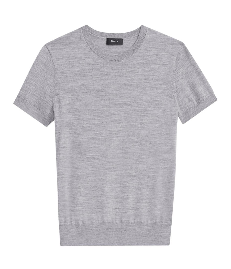 Clothing Theory | Basic Tee In Cool Heather Grey