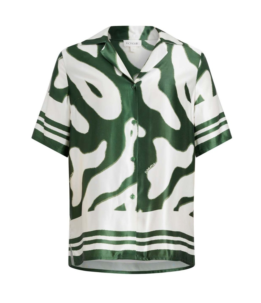 Clothing ROAME | Cruz Short Sleeve Shirt In La Jungle