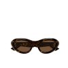 Accessories Bottega Veneta | Almond Frame Sunglasses In Tortoiseshell