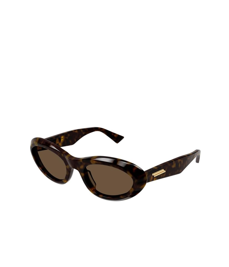 Accessories Bottega Veneta | Almond Frame Sunglasses In Tortoiseshell