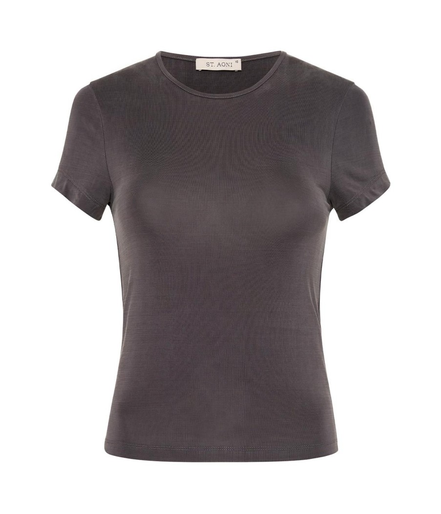 Clothing St Agni | Baby Jersey Tee In Graphite