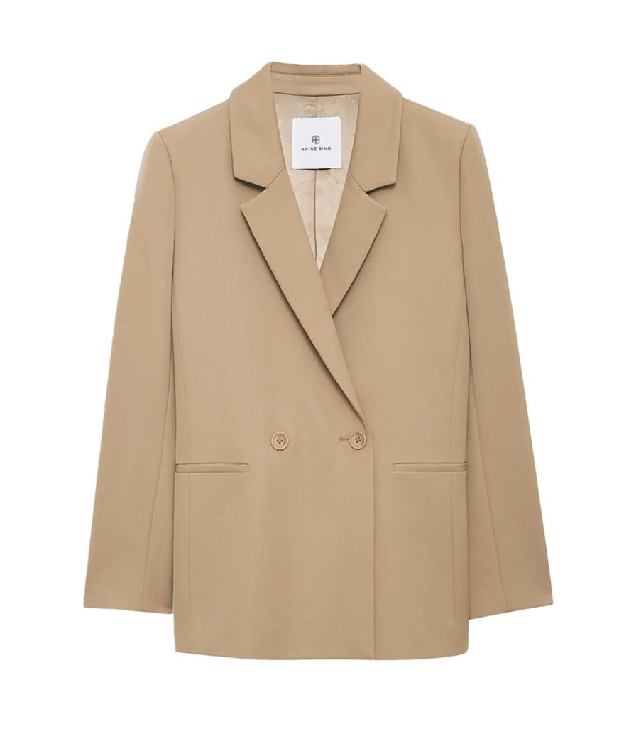 Clothing Anine Bing | Madeleine Blazer In Deep Sand