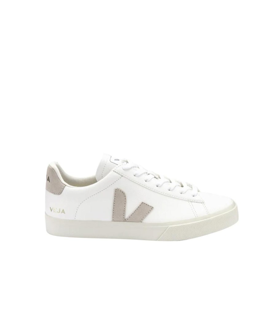 Shoes Veja | Campo Sneaker In Extra White Natural Suede