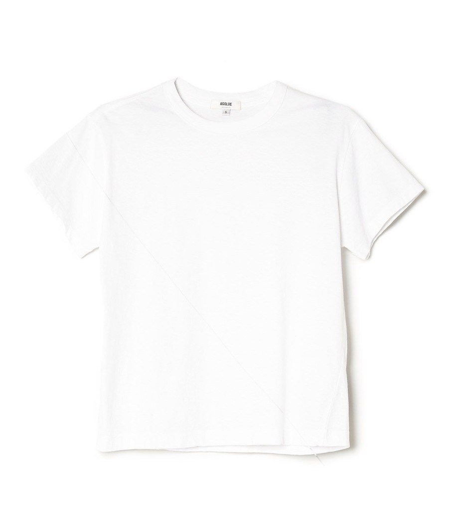 Clothing Agolde | Rena T-Shirt In White